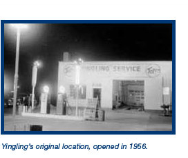 Yingling's Auto Service - Orginal Shop Location in 1956