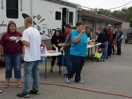 Fall festival people